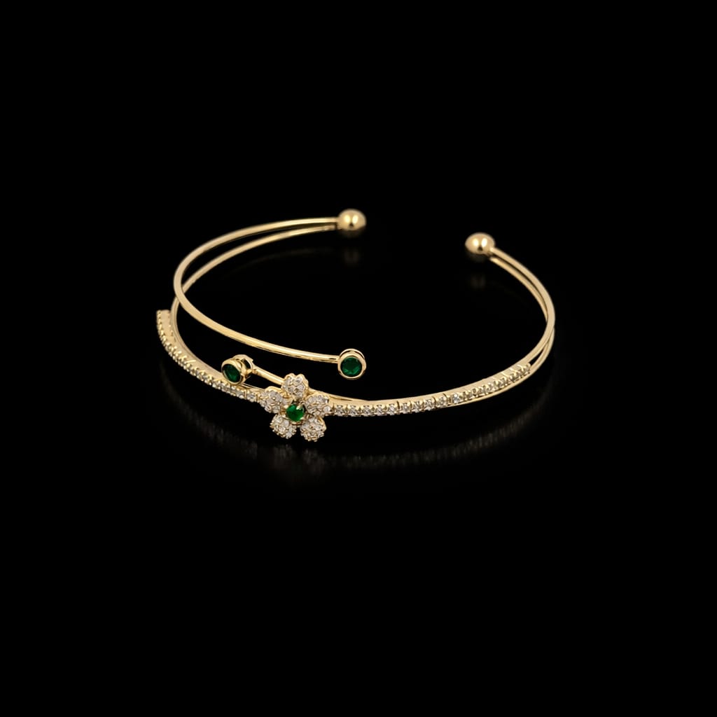 Emerald Blossom Bracelet