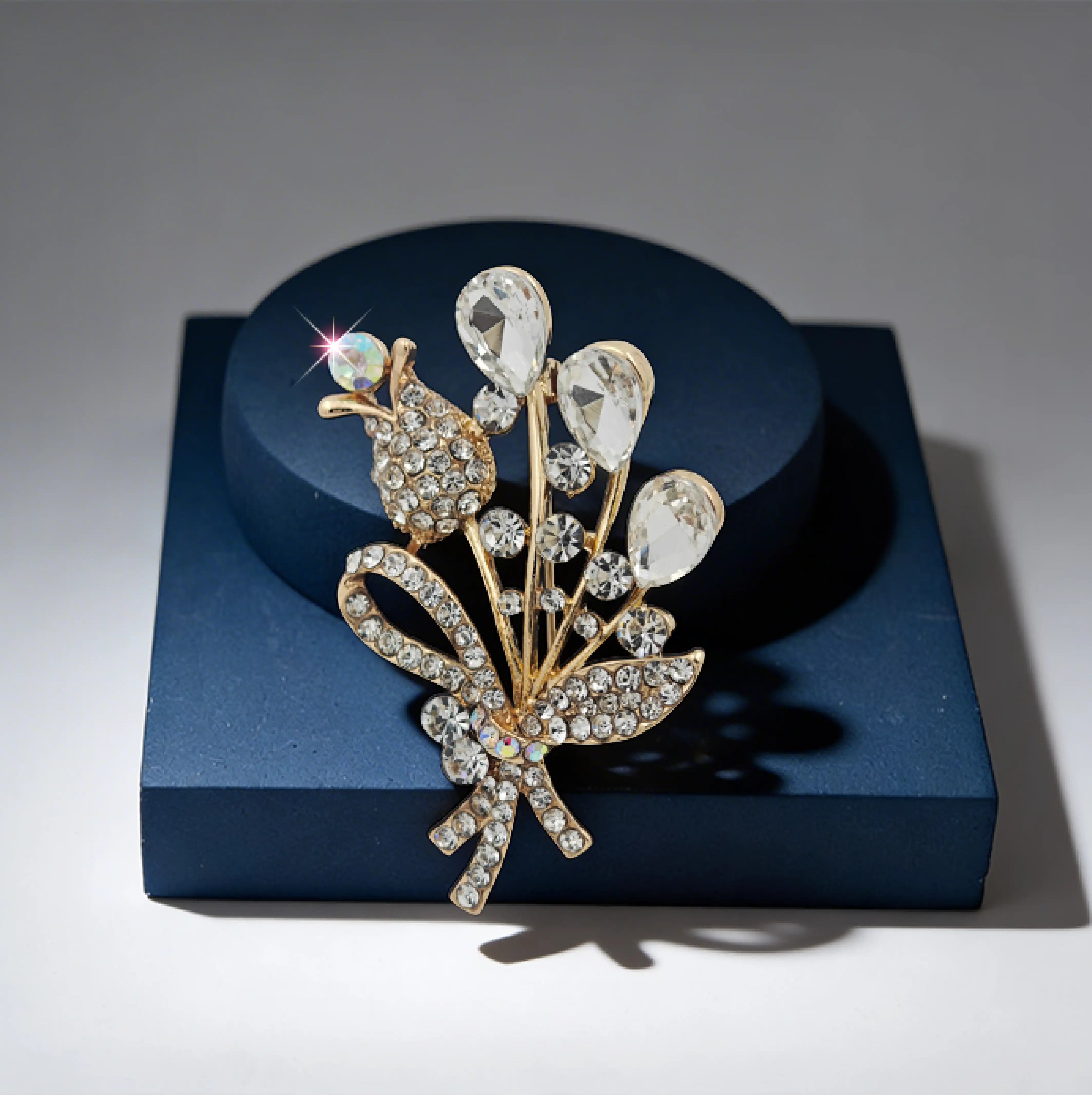 Floral Butterfly Brooch