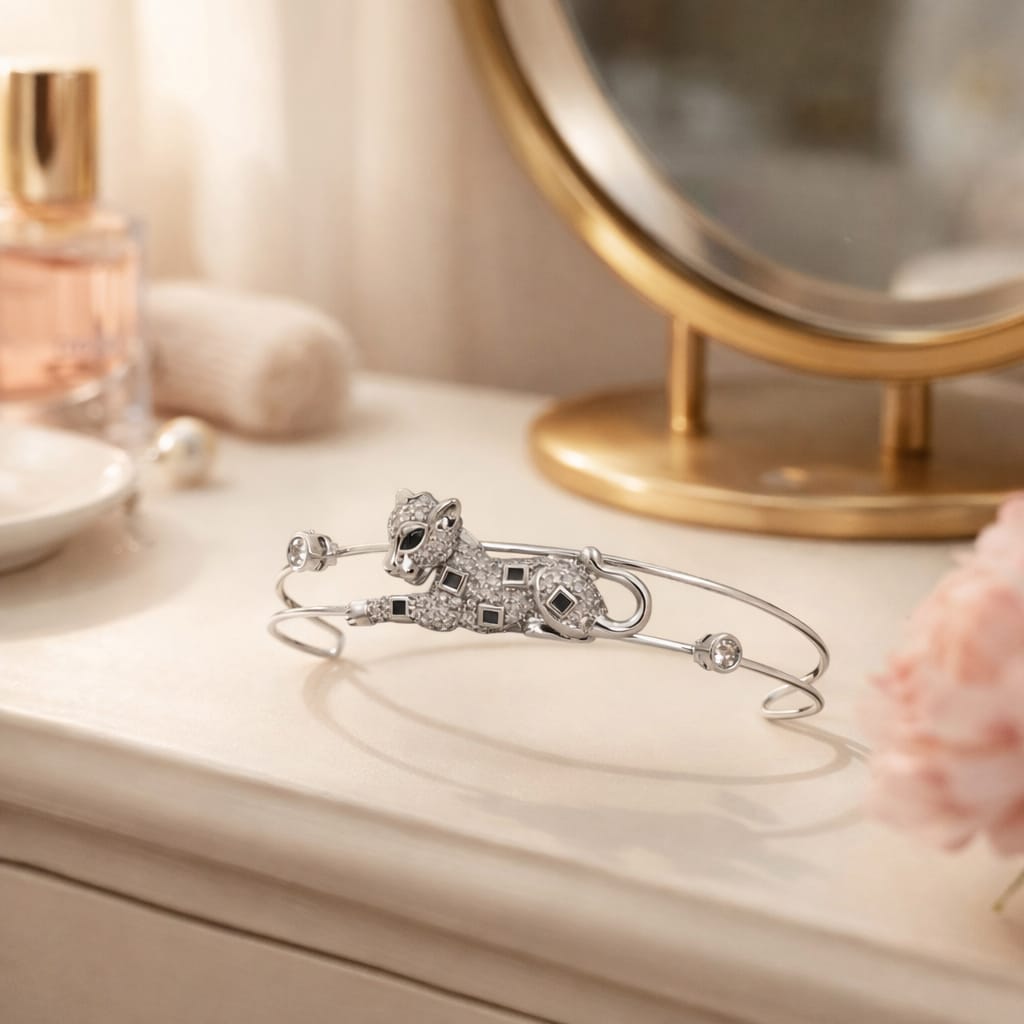 Panther Crystal Elegance Bracelet