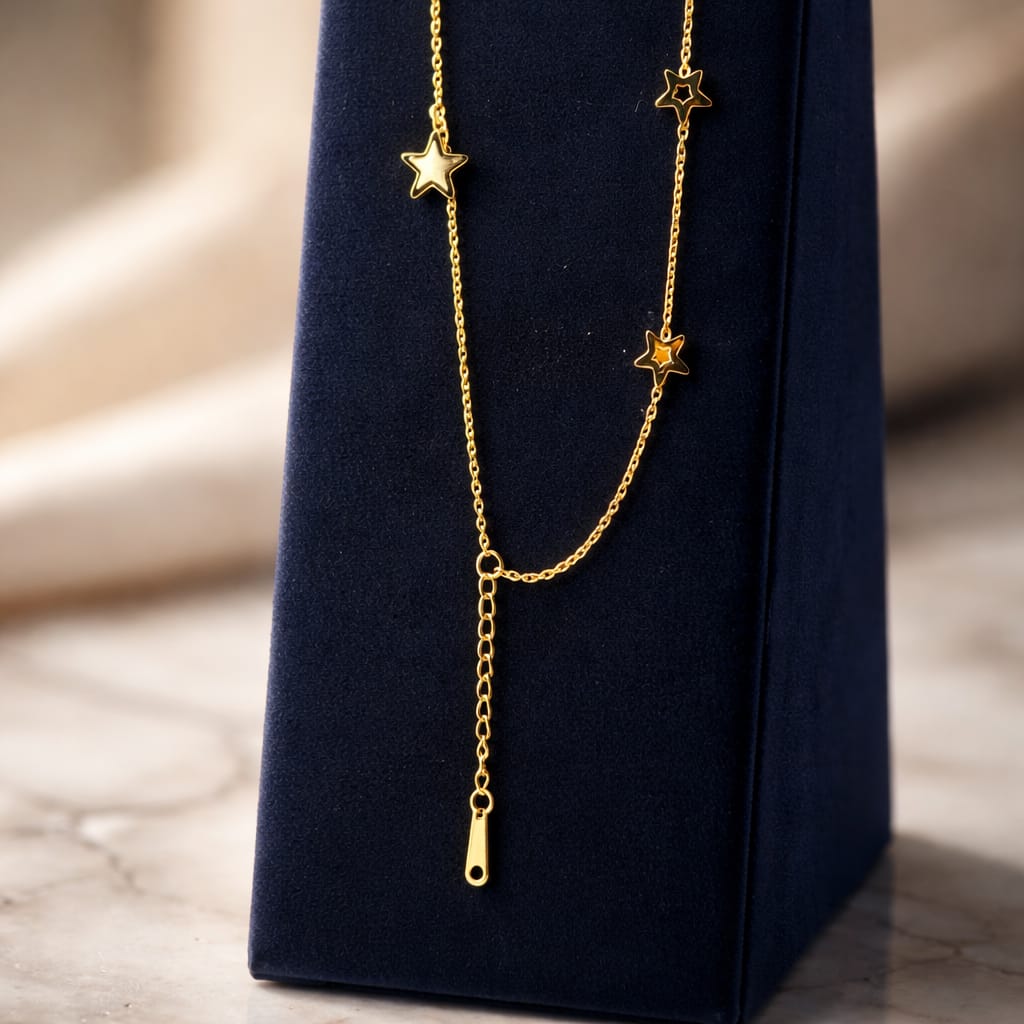 Celestial Star Drop Hand Chain