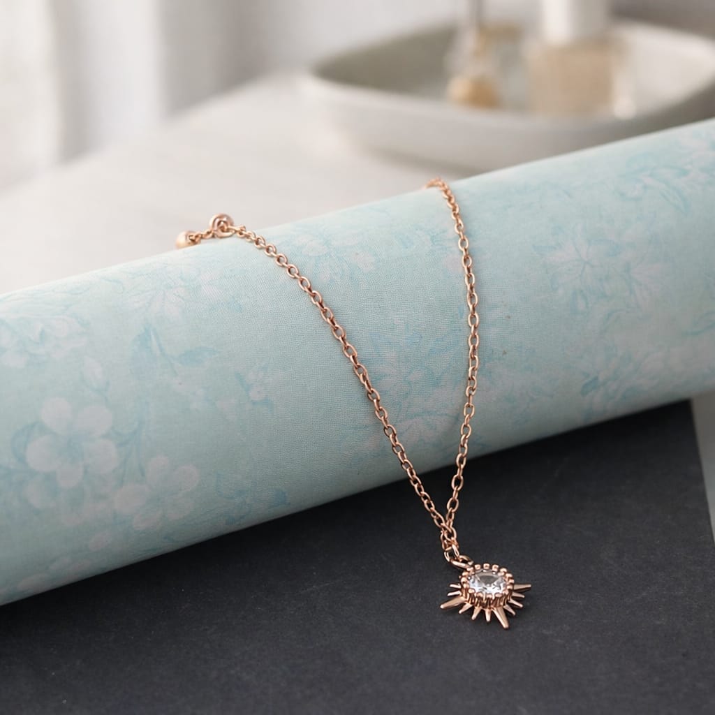 Sunburst Charm Anklet