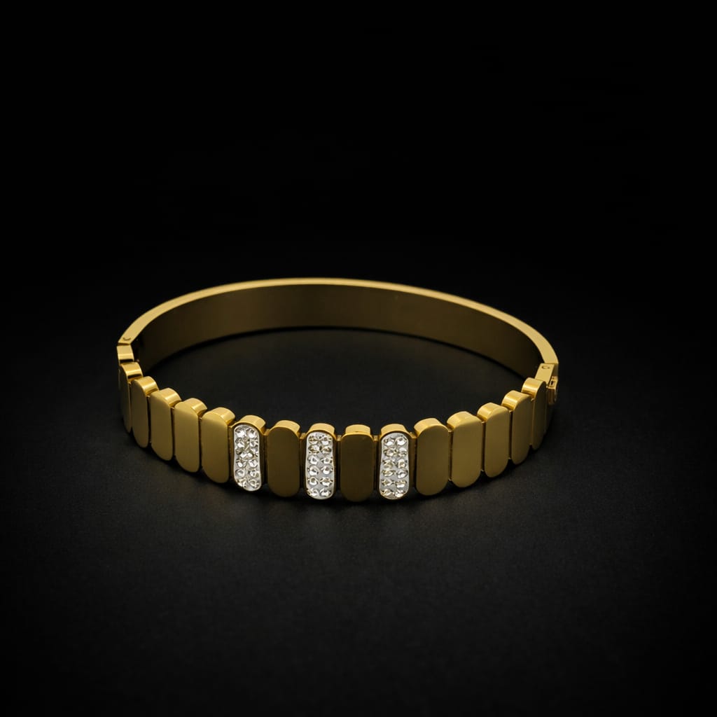 Solas Geometric Pave Bracelet