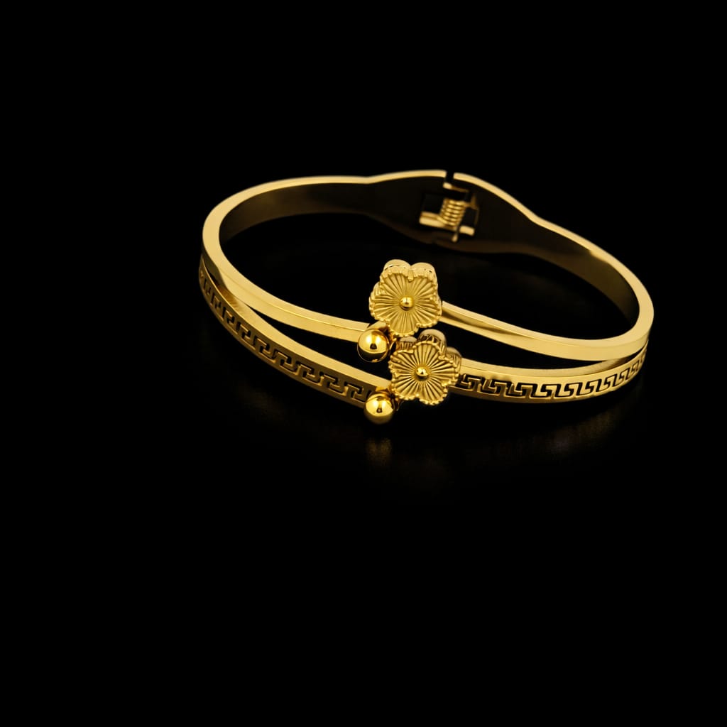Golden Blossom Charm Bracelet