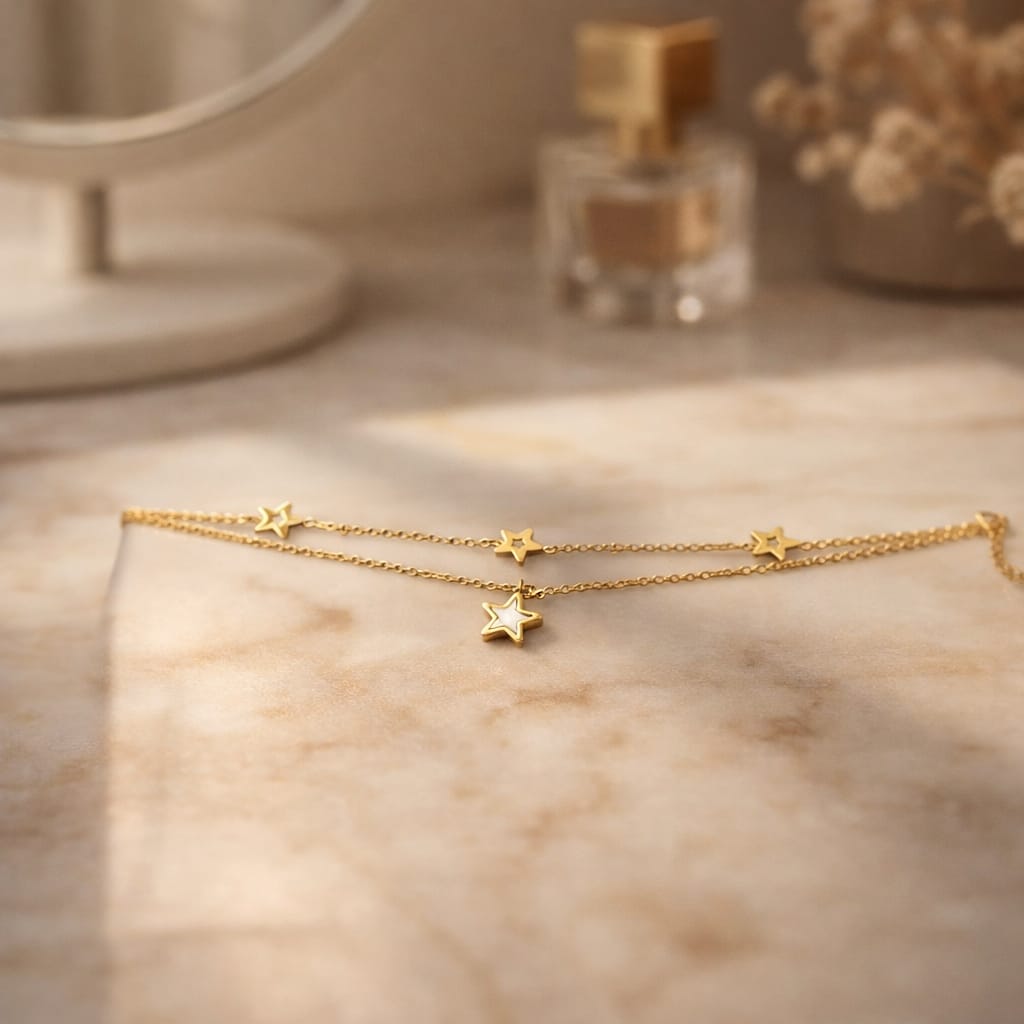 Celestial Star Drop Hand Chain