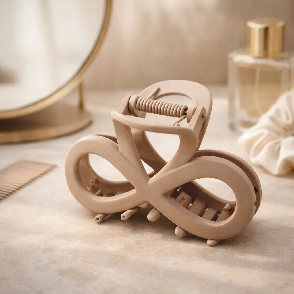 Infinity Loop Hair Claw Clip