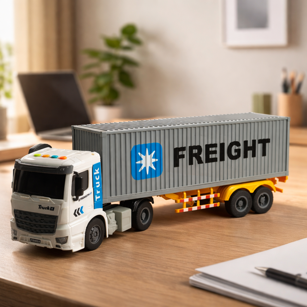 Inertia Driving Container Transport Truck
