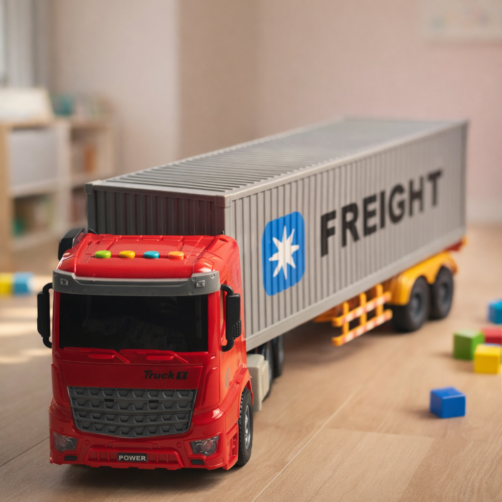 Inertia Driving Container Transport Truck