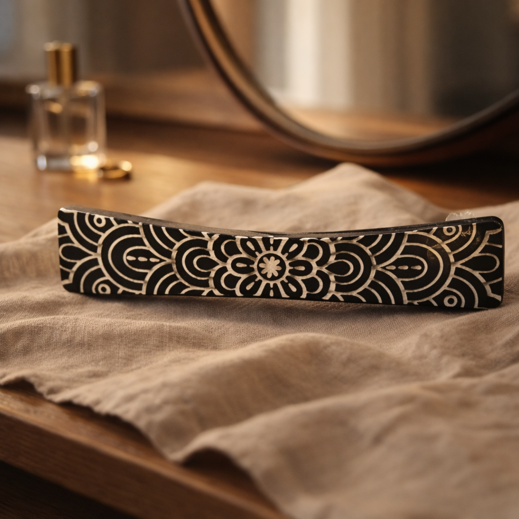 Mandala Curved Barrette