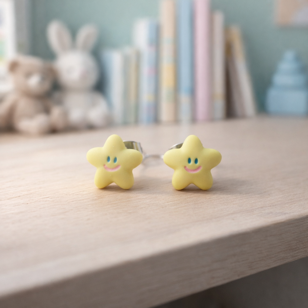 Blush Bunny Stud Earrings