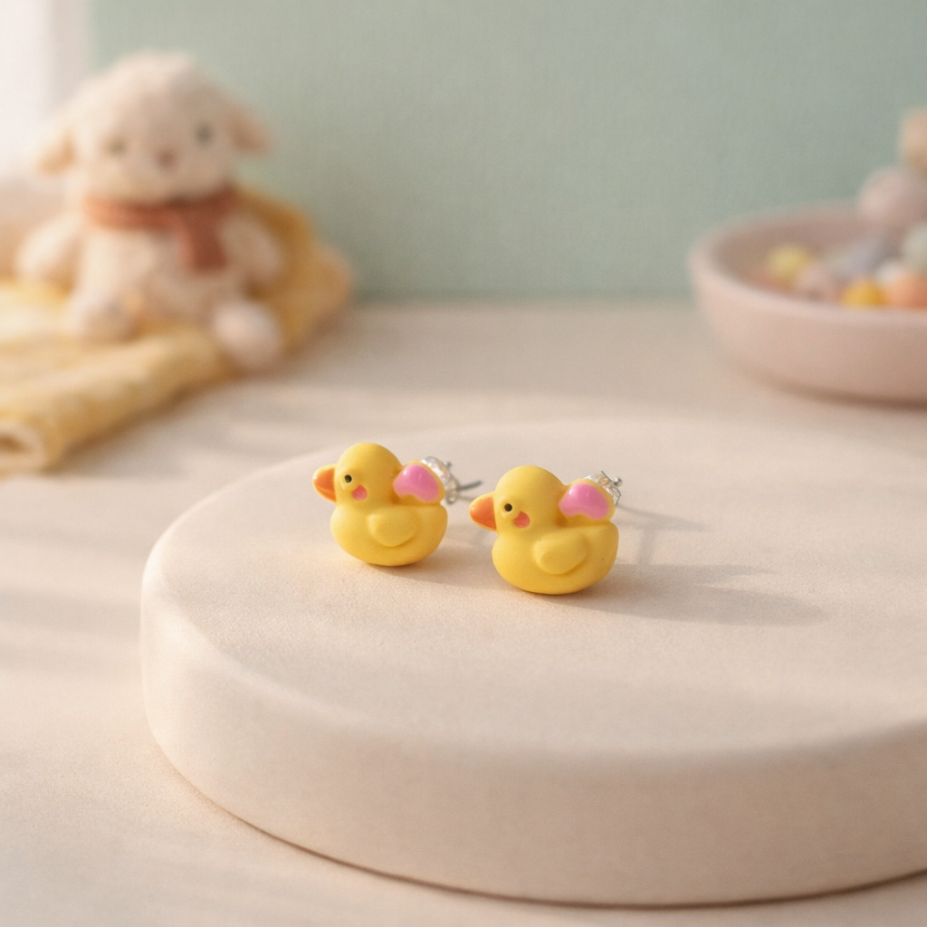 Panda Bear Stud Earrings