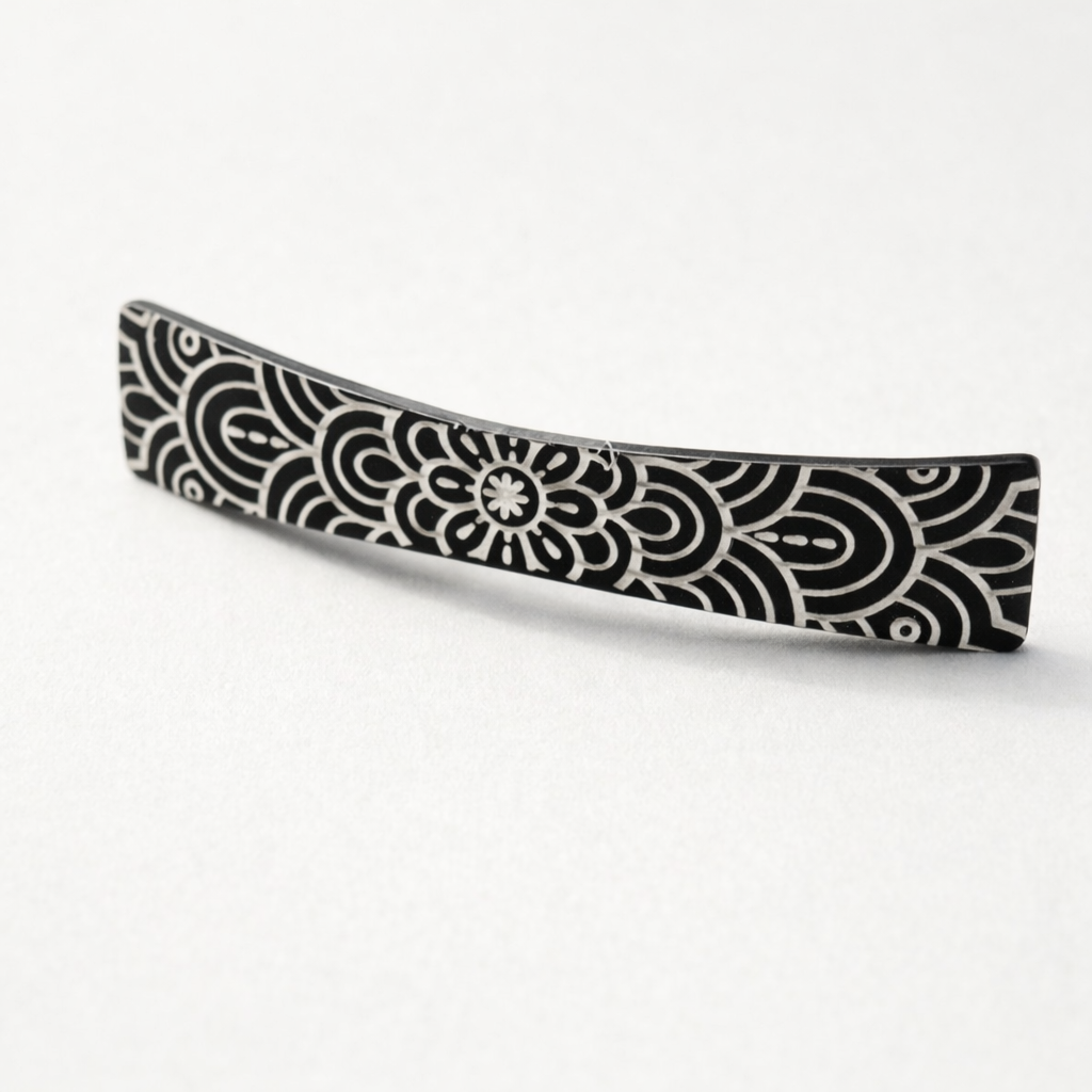 Mandala Curved Barrette